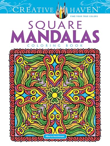 Creative Haven Square Mandalas Coloring Book