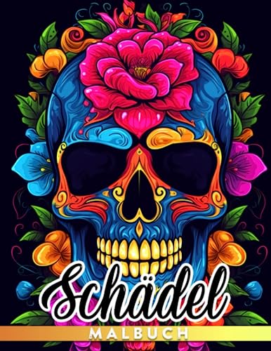 Schädel Ausmalbuch: Entdecken Sie die unheimliche Anziehungskraft von 30 gruseligen Illustrationen in diesem Geschenk, das perfekt für Halloween oder jede Gelegenheit ist. von Independently published
