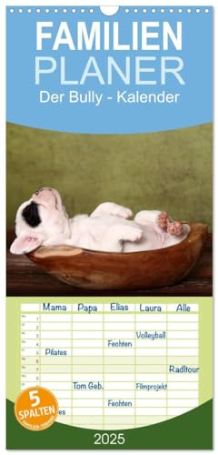 Familienplaner 2025 - Der Bully - Kalender Familienplaner hoch mit 5 Spalten (Wandkalender, 21 cm x 45 cm), CALVENDO: Geburtstagskalender für alle Bully-Fans von CALVENDO
