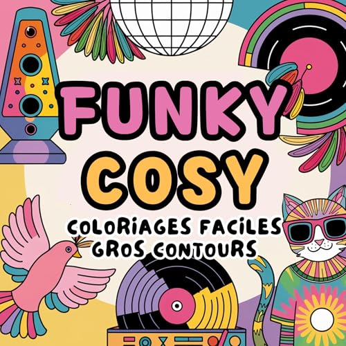Funky Cosy: Coloriage facile gros contours von Books on Demand
