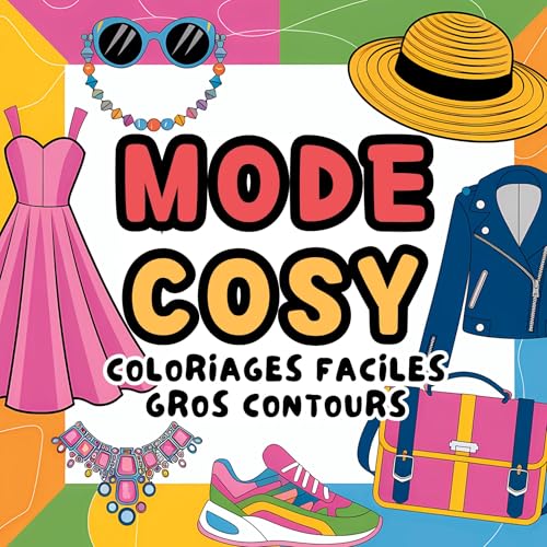 Mode Cosy: Coloriage facile gros contours von Books on Demand