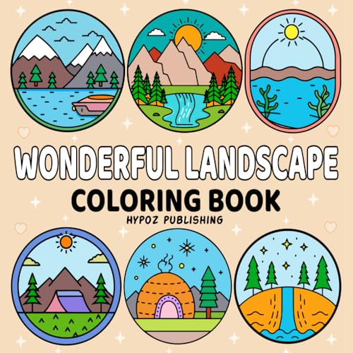 Wonderful Landscape: Bold and Easy Coloring Book Wonderful Landscape: Bold and Easy Coloring Book von Independently published