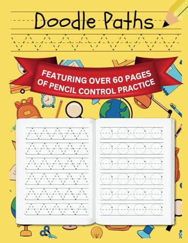 Doodle Paths Fun Pencil Control Practice For Beginners von Independently published