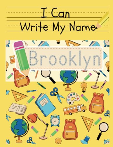 I Can Write My Name: Brooklyn: Personalized Name Tracing Book von Independently published
