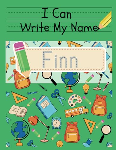 I Can Write My Name: Finn: Personalized Name Tracing Book von Independently published