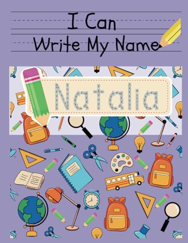 I Can Write My Name: Natalia: Personalized Name Tracing Book von Independently published