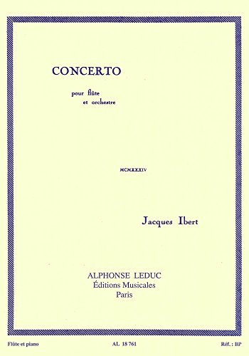 CONCERTO (FLUTE ET ORCHESTRE) FLUTE ET PIANO von Alphonse Leduc