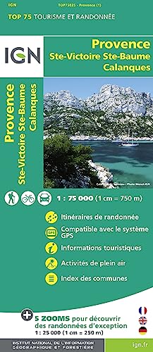 IGN Karte, Tourisme et Randonnée Provence, Ste-Victoire, Ste-Baume, Calanques: Itinéraires de randonnée, compatible GPS, informations touristiques détaillées, index de communes (TOP 75, Band 75035) IGN Karte, Tourisme et Randonnée Provence, Ste-Victoire, Ste-Baume, Calanques: Itinéraires de randonnée, compatible GPS, informations touristiques détaillées, index de communes (TOP 75, Band 75035)