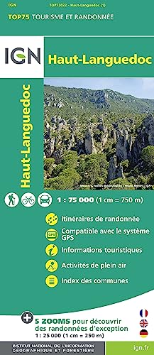 Haut-Languedoc (75022) (TOP 75, Band 75022) von IGN Frankreich