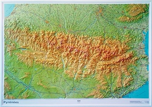 Pyrenees Relief Pyrenees Relief von IGN MAPS