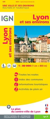 Umgebung Lyon 1 : 80 000 Umgebung Lyon 1 : 80 000 von IGN Frankreich