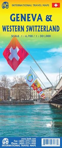 Geneva & Western Switzerland: ITM Map 1:6500 von ITM