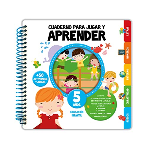 CUADERNO PARA JUGAR Y APRENDER 5 AÑOS von EDIBOOK