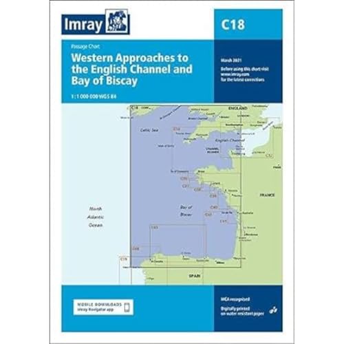 C18 Western Approaches to the English Channel & Bay of Biscay: Passage Chart (C CHARTS, Band 18)