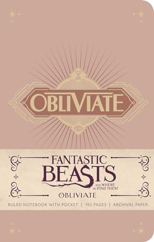 FANTASTIC BEASTS AND WHERE TO FIND THEM: OBLIVIATE HARDCOVER RULED NOTEBOOK: Obliviate Hardcover Ruled Notebook (Insights Journals) (Harry Potter)