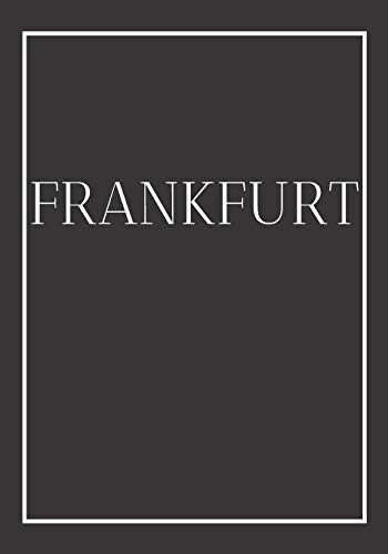 Frankfurt: A decorative book for coffee tables, end tables, bookshelves and interior design styling | Stack Germany city books to add decor to any ... or as a gift for interior design savvy people