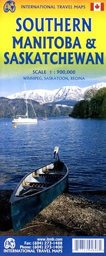 Southern Manitoba & Saskatchewan: ITM Travel Reference Map 1:900000 von ITMB Publishing LTD