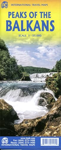 Balkans and Peaks: 1:2750000 von ITMB Publishing Ltd