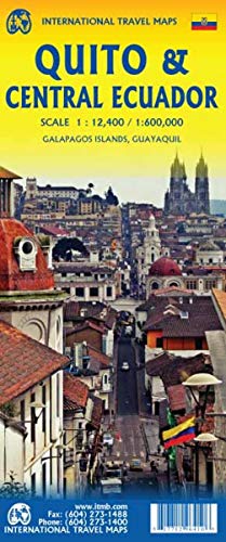 City Map Quito 1 : 12 400 / Map Central Ecuador 1 : 600 000: Galapagos Islands, Guayaquil City Map Quito 1 : 12 400 / Map Central Ecuador 1 : 600 000: Galapagos Islands, Guayaquil