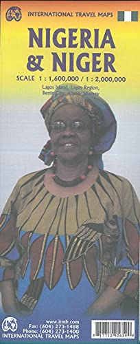 International Travel Map ITM Nigeria / Niger: Touristische Karte Nigerie / Niger; doppelseitig Nigeria 1,6 Mio. Niger 2 Mio. International Travel Map ITM Nigeria / Niger: Touristische Karte Nigerie / Niger; doppelseitig Nigeria 1,6 Mio. Niger 2 Mio.