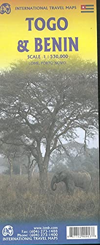 International Travel Map ITM Togo / Benin: Touristische Karte Togo / Benin von ITM International Travel Maps