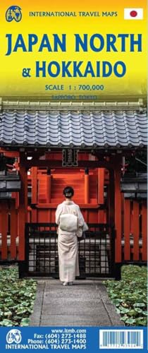 Japan North & Hokkaido: ITM Travel Reference Map 1:700000 von ITM