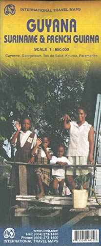 Guyana / Suriname & French Guiana 1 : 850 000 von ITM
