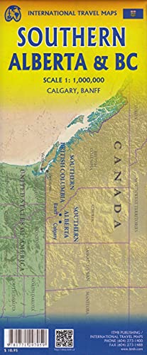 International Travel Map ITM British Columbia South, Calgary to Vancouver (International Travel Maps)