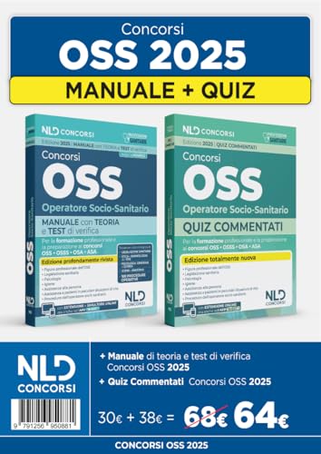 Kit OSS. Manuale + Quiz commentati per la preparazione al concorso 2025 von Nld Concorsi