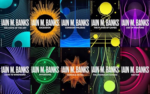 Iain M Banks Culture Series 10 Books Collection Set (Consider Phlebas, The Player of Games, Use of Weapons, The State of the Art, Excession, Inversions, Look To Windward, Surface Detail & More)