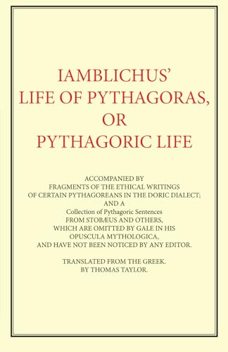 Iamblichus: The Life of Pythagoras von Independently published