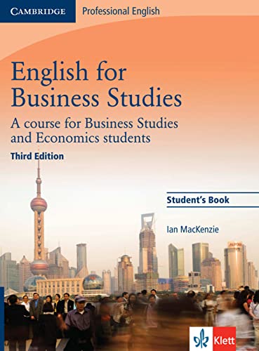 English for Business Studies C1, 3rd edition: Student’s Book English for Business Studies C1, 3rd edition: Student’s Book