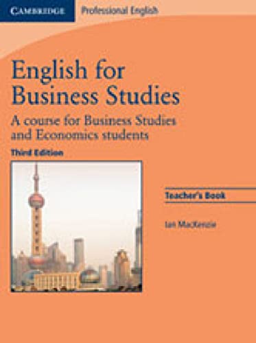 English for Business Studies C1, 3rd edition: Teacher’s Book