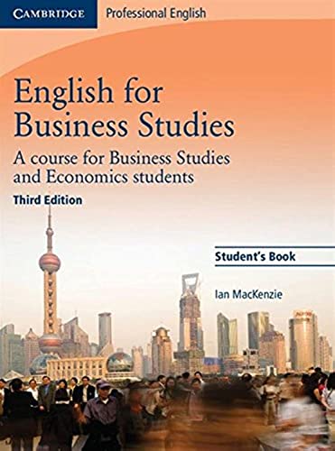 English for Business Studies Student's Book: A Course for Business Studies and Economics Students (Cambridge Professional English) von Cambridge University Press