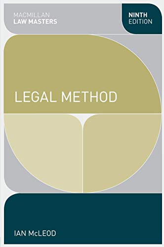 Legal Method (Macmillan Law Masters) von Red Globe Press