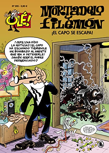 ¡El capo se escapa! (Olé! Mortadelo 205) (Bruguera Clásica, Band 205)