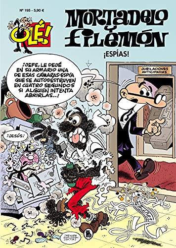 ¡Espías! (Olé! Mortadelo 195) (Bruguera Clásica, Band 195) von Bruguera (Ediciones B)