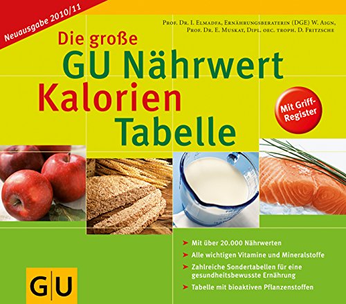 Die große GU Nährwert-Kalorien-Tabelle 2010/2011