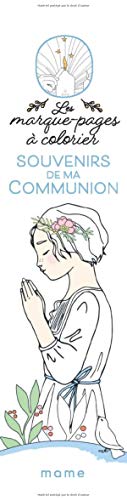 Souvenirs de ma communion - Les marque-pages à colorier