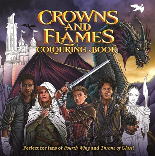 Crowns and Flames Colouring Book (Adult Colouring Book) von Sparkpool