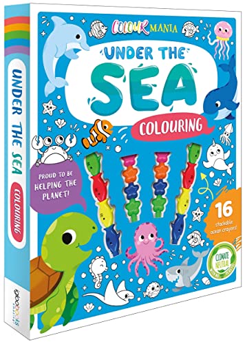 Under The Sea Colouring (With Stackable Ocean Crayons!) von Igloo Books Ltd
