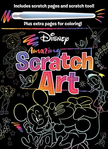 Disney Amazing Scratch Art: With Scratch Tool and Coloring Pages