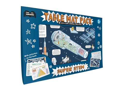 Help With Homework Super Stem Table Mat Pack: For Ages 5 & Up von Igloo Books