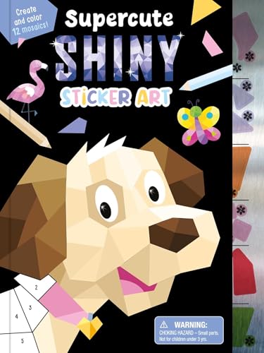 Supercute Shiny Sticker Art: Create and Color 12 Mosaics! Supercute Shiny Sticker Art: Create and Color 12 Mosaics! von Igloo Books