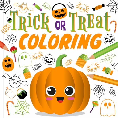 Trick or Treat Coloring: With over 90 Ghoulish Coloring Pages von Igloo Books