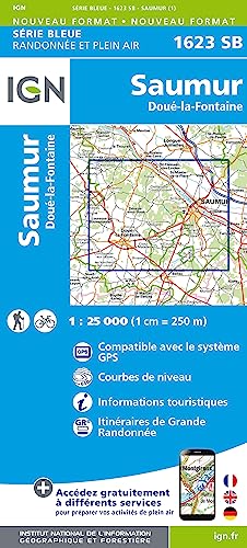 1623SB Saumur.Doué-la-Fontaine (Série Bleue, Band 1623)