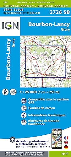 2726SB Bourbon-Lancy.Grury (Série Bleue, Band 2726) von IGN Frankreich
