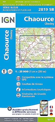 2819SB Chaource.Chesley (Série Bleue, Band 2819) von IGN Institut Geographique National