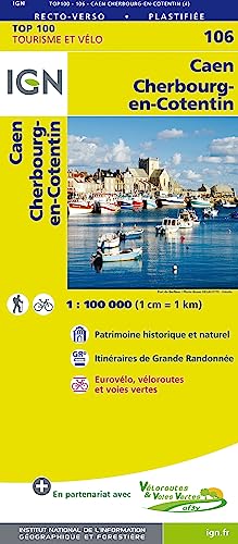 Caen Cherbourg-Octeville 1:100 000: Patrimoine historique et naturel, Courbes de niveau, Itinéraires de randonée, Compatible avec le système GPS (TOP 100, Band 106) Caen Cherbourg-Octeville 1:100 000: Patrimoine historique et naturel, Courbes de niveau, Itinéraires de randonée, Compatible avec le système GPS (TOP 100, Band 106)