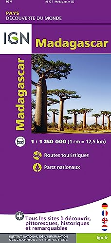 IGN Karte, Pays Découverte du Monde Madagascar (Découverte des Pays du Monde, Band 85125) von IGN Institut Geographique National